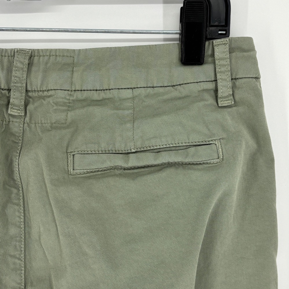 Frank & Eileen Wicklow Italian Chino Pants Sage Green Women Size 4 Crop Raw Hem - Picture 12 of 14
